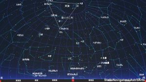 ８月の星空（背景黒）