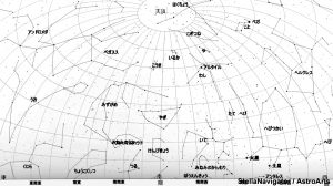 9月の星空（背景白）