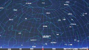 １０月の星空（背景黒）