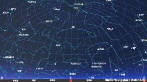 １１月の星空（背景黒）