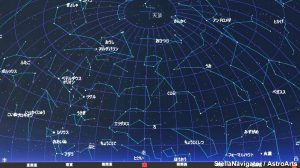 １２月の星空（背景黒