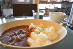 牛すじ煮込みカレー＆コーヒー