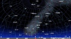 ３月の星空（背景黒）