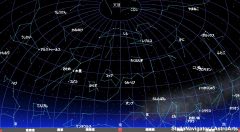 ４月の星空（背景黒）