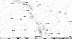 ８月の星空（背景白）