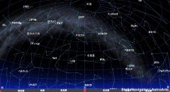 １１月の北の星空（背景黒）