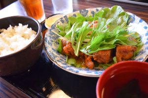 和風おろし鶏定食650円